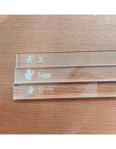 GUIA METACRILATO 600x20mmMarcos GUIA METACRILATO 600x20mmMarcos