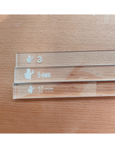 GUIA METACRILATO 600x20mmMarcos