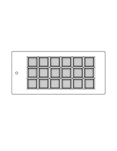 MOLDE PVC TABLETA ARPO180 158x78x10mm (1c)Pvc Tabletas 2