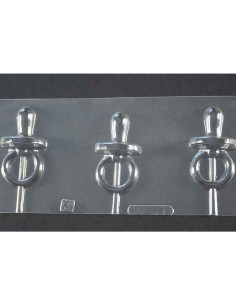 MOLDE PVC PIRULETA CHUPETE 73x40mm (2c)Pvc Piruletas