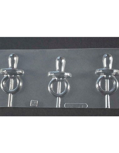 MOLDE PVC PIRULETA CHUPETE 73x40mm (2c)Pvc Piruletas