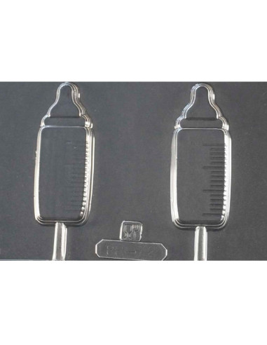 MOLDE PVC PIRULETA BIBERÓN 83x35mm (2c)Pvc Piruletas