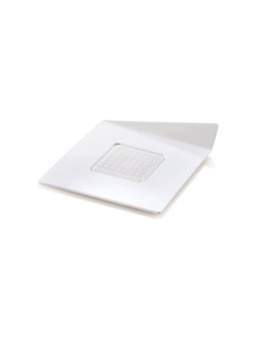BANDEJA MONOPORCIONES WHITE TRAYS 83x83mm (100u)Bases plástico