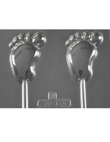 MOLDE PVC PIRULETA ARPR125 PIE 70x50x8mm (2c) 