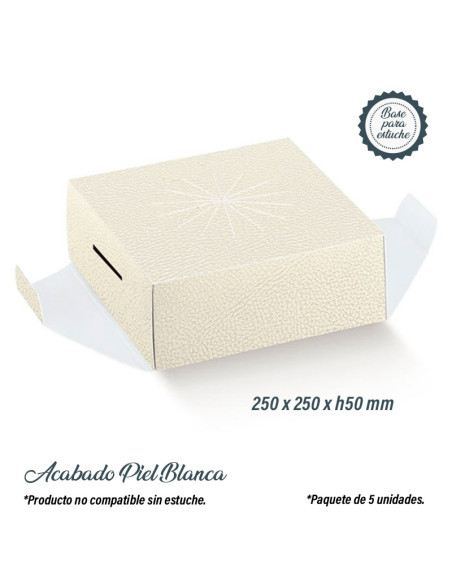 FONDO 250x250x30mm (10u)Estuches sin Fondo