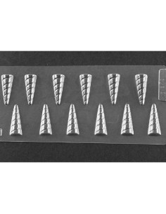 MOLDE PVC CUERNO UNICORNIO D20 x h40mm (12c)Pvc Animales