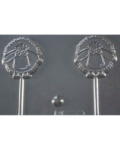 MOLDE PVC PIRULETA OVEJA 75x75mm (2c)Pvc Piruletas