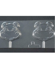 MOLDE PVC PIRULETA HIPOPÓTAMO 70x80mm (2c)Pvc Piruletas