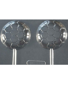MOLDE PVC PIRULETA BALÓN FÚTBOL D70 (2c)Pvc Piruletas
