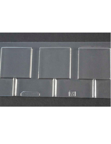 MOLDE PVC PIRULETA CUADRADO LISO 60x60mm (3c)Pvc Piruletas