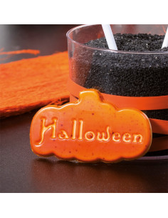 MOLDE PVC HALLOWEEN 64x37x2mm (8c)Pvc Velas y pastillaje