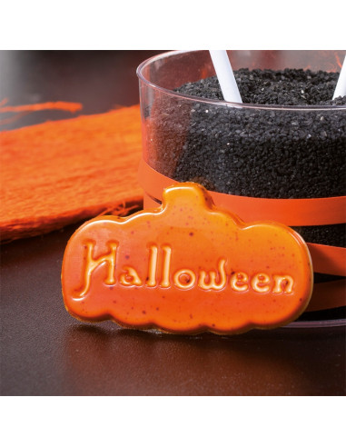 MOLDE PVC HALLOWEEN 64x37x2mm (8c)Pvc Velas y pastillaje