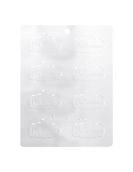 MOLDE PVC HALLOWEEN 64x37x2mm (8c)Pvc Velas y pastillaje