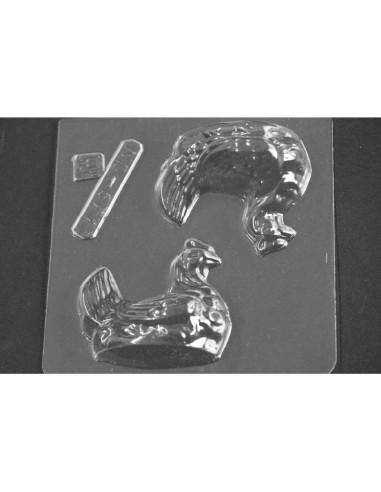 M. PVC GALLINA PONEDORA 60X45mm (MD)Pvc Animales