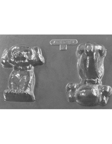 MOLDE PVC PERRITO 3D 105x80x80mm (MD)Pvc Animales