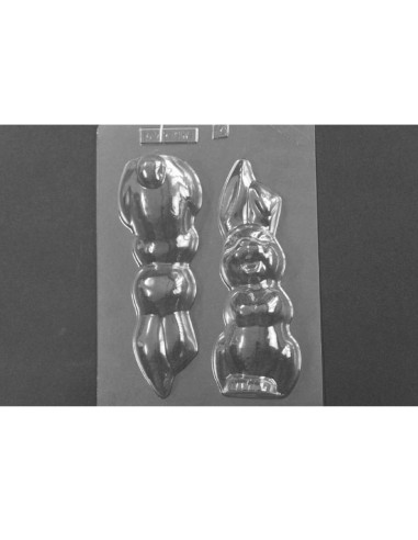 MOLDE PVC LIEBRE 3D 170x60x70mm MDPvc Animales