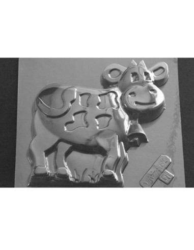 MOLDE PVC VACA PLANA (1c)Pvc Animales