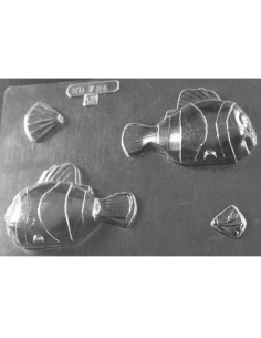 MOLDE PVC PEZ NEMO 3D 106x65x60mm MD (2m)Pvc Animales