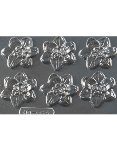 MOLDE PVC ARHO059 FLOR D47x43mm (6c)Flores