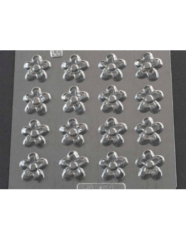 MOLDE PVC ARHO105 FLOR 30x25x4mm (16c)Flores