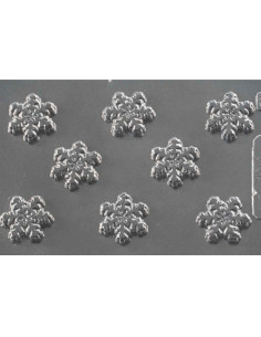 M. PVC COPO NIEVE PEQ (12i) 25x25mmFlores