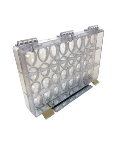 MOLDE HUEVO LISO 32,5x22,5mm 32p - 10grMoldes Rotativa 2
