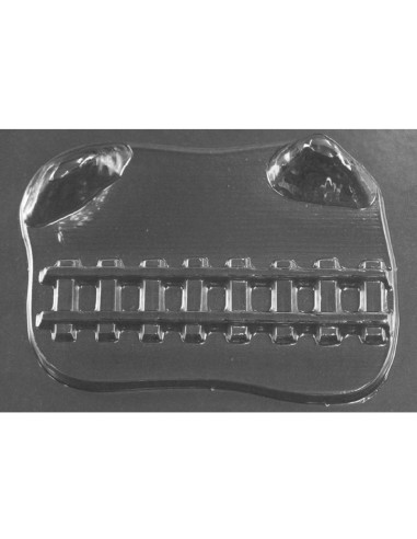 MOLDE PVC BASE RAIL TREN 175x130x32mmPvc Bases