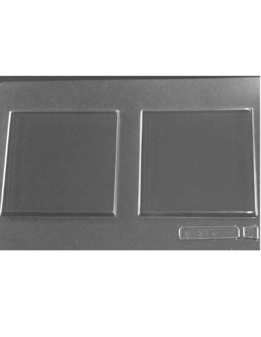 MOLDE PVC ARB987 BASE CUADRADA LISA 96x96x5mmPvc Bases