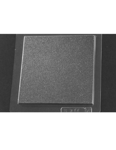 MOLDE PVC BASE CUADRADA RUGOSA 130x130xh5mmPvc Bases