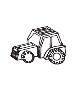 MOLDE PVC AR2104 TRACTOR 200x140x130mmTerrestre