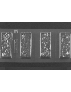 MOLDE PVC TURRÓN RECTÁNGULO 33 x 80 x h 18 mm