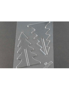 MOLDE PVC ABETO ENCAJABLE 150x100x100mm (1x2c)Termoformado