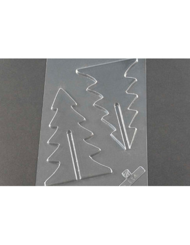 MOLDE PVC ABETO ENCAJABLE 150x100x100mm (1x2c)Termoformado