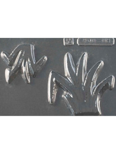 MOLDE PVC HIERBAS GRANDES Y PEQUEÑAS 2 MEDIDASHojas