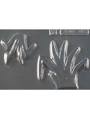 MOLDE PVC HIERBAS GRANDES Y PEQUEÑAS 2 MEDIDASHojas