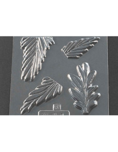 MOLDE PVC PLANTAS Y HIERBAS 4 MEDIDASHojas