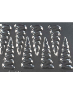 MOLDE PVC ALGAS MEDIANAS 90x35x5mm (3i)Hojas