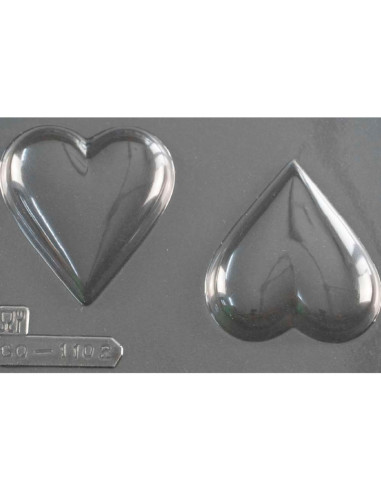 MOLDE PVC CORAZÓN 70x65x10mmSan Valentin
