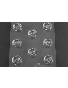 MOLDE BOMBÓN PVC ROSA D45x20mmPvc Bombón
