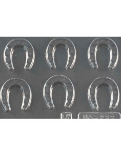 MOLDE PVC HERRADURA NAVIDAD 42x35x6 (6c)Termoformado
