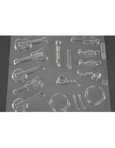M. PVC INSTR. MUSICALES 80x34x6mm (16i)Música