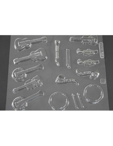 M. PVC INSTR. MUSICALES 80x34x6mm (16i)Música