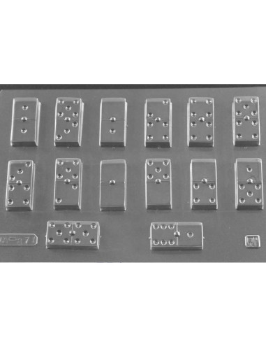 M. PVC FICHAS DOMINO 40x20x10mm (1i)Juegos