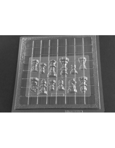 MOLDE PVC AJEDREZ + PEONES (3P)Juegos