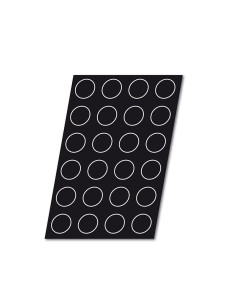 FLEXIPAN 01441 60x40 COOKIES D70x10mm (24c)Flexipan 2