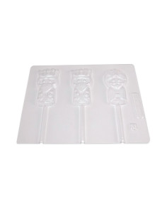 MOLDE PVC PIRULETA REYES 80x40x10mm (3c)Reyes 2