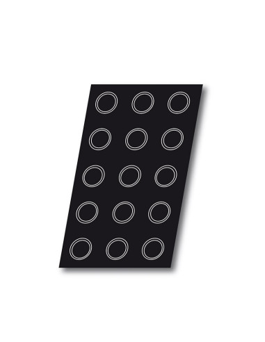 FLEXIPAN 01178 60x40 CROWN MUFFIN D70x43mm (15c)Flexipan