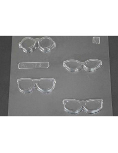 MOLDE PVC ARPA173 GAFAS 60x22x10mm (4c)