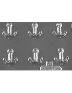 MOLDE PVC ARVA728 ANCLA 37x30x6mm (6c)Pvc Accesorios