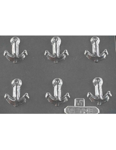 MOLDE PVC ARVA728 ANCLA 37x30x6mm (6c)Pvc Accesorios
